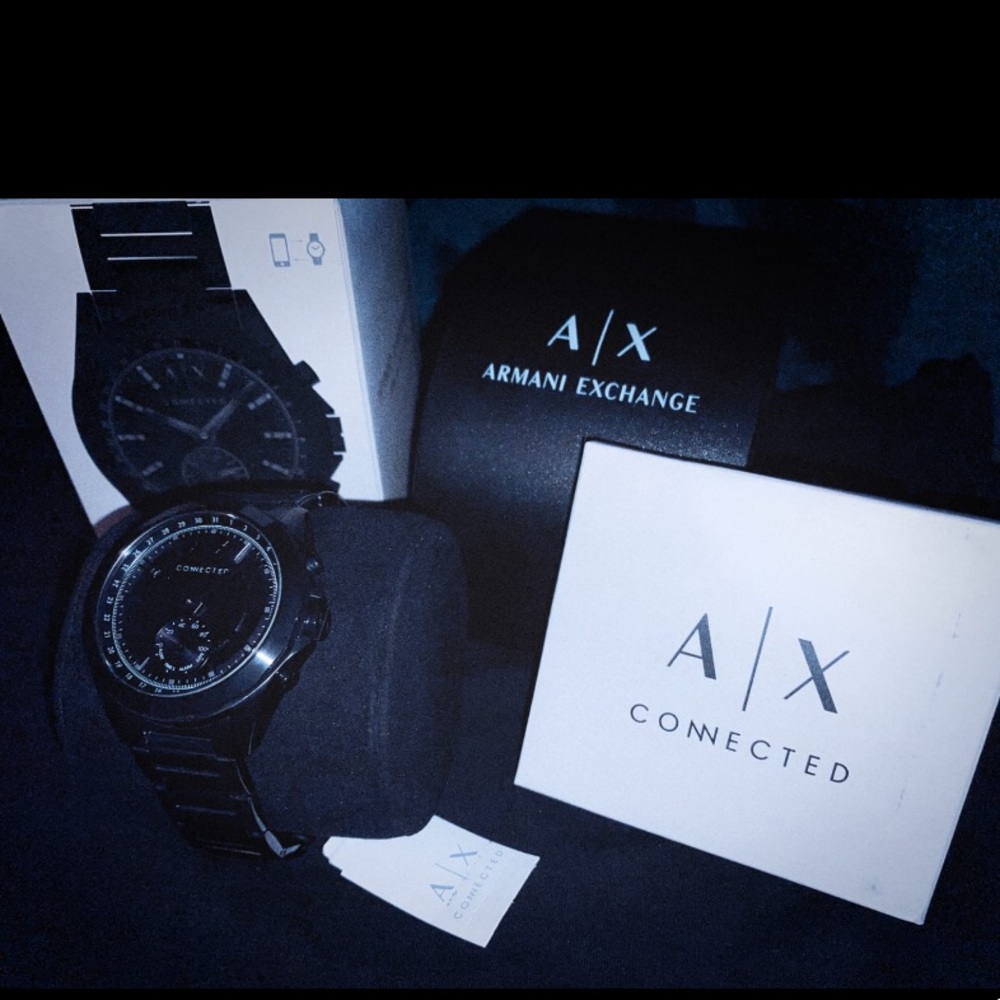 NEW A|X BLACK HYBRID SMARTWATCH